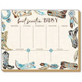 Boot Scootin' Busy Turquoise and Brown Boots Luxe Planner