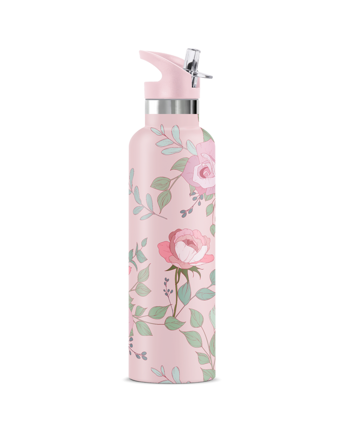 Bougie Water Bottle 25oz in Blossom