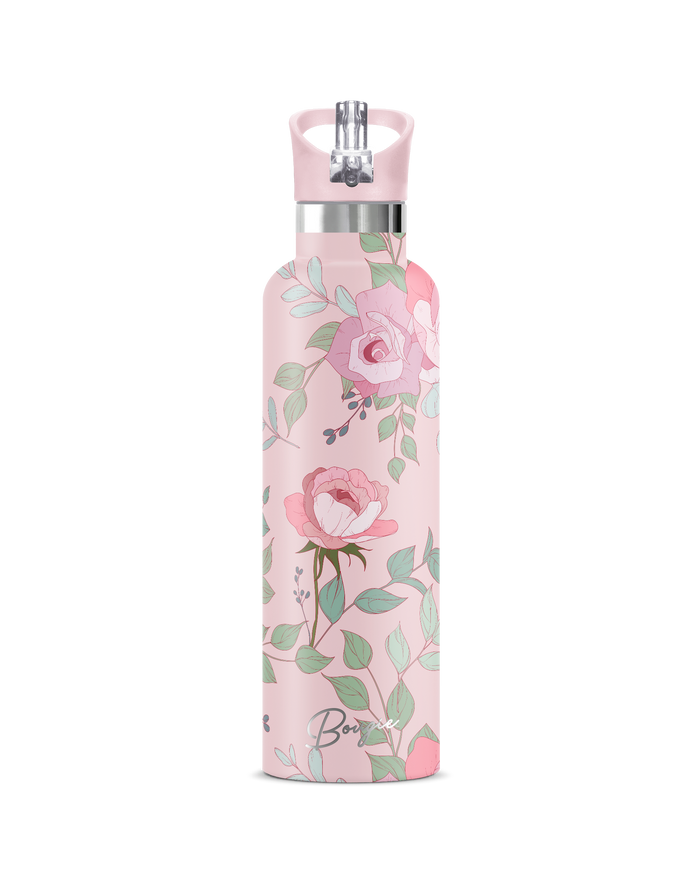 Bougie Water Bottle 25oz in Blossom