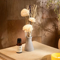 breathe & bloom vase and diffuser set - french lavender