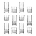 12 Piece Brillante Glassware Set