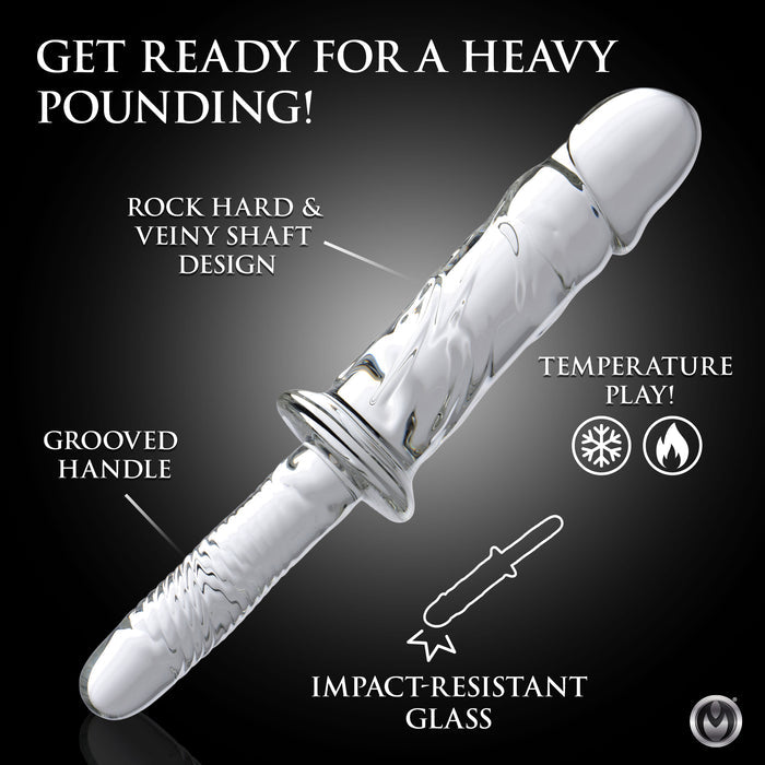Brutus Glass Dildo Thruster