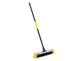 BULLDOZER Dual Fill Soft PET Broom with Metal Scraper 457mm (18in)-Eclipse Fencing