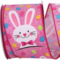 Bunny Face and Multi Egg Ribbon 2.5” X 10YD