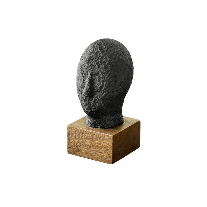 Calm Face Ecomix Sculpture - Black