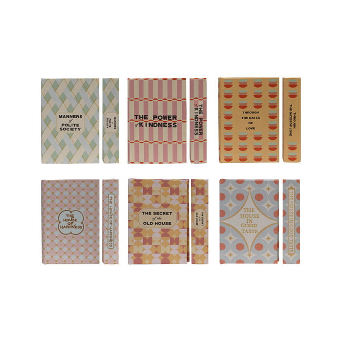 Canvas Book Storage Boxes