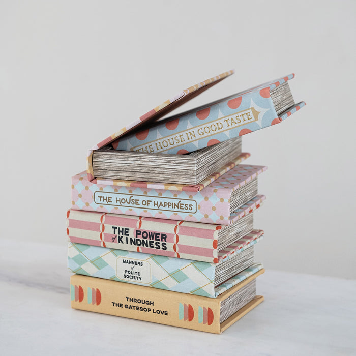 Canvas Book Storage Boxes