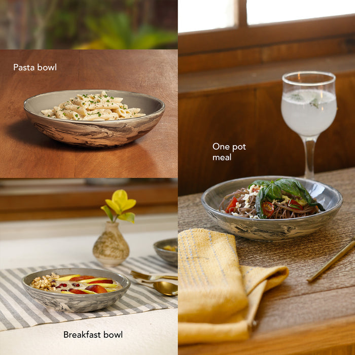Carbon Ceramic Pasta Bowl