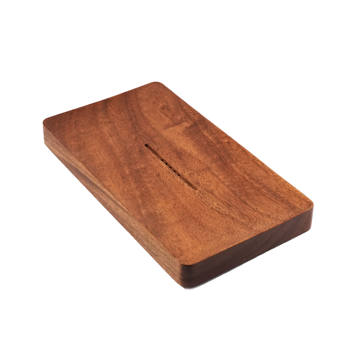 Carved Walnut Tea Tray
