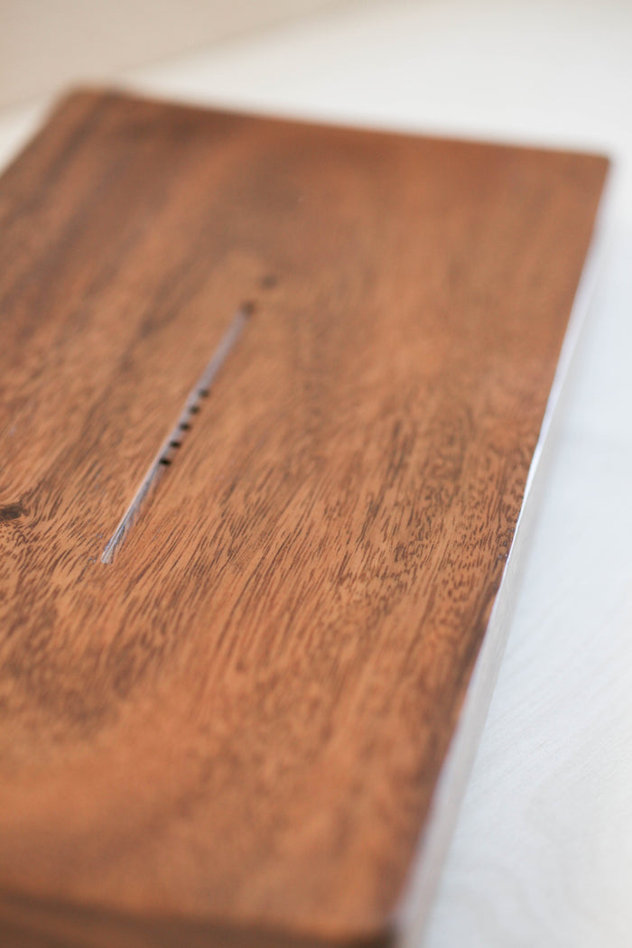 Carved Walnut Tea Tray