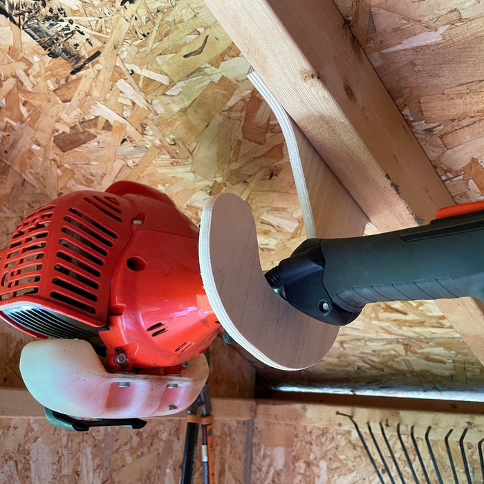Weed Wacker Organizer, Weed Wacker Hook Shed, Weed Eater Shed Hook - HangThis Up