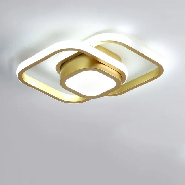 C - Gold - 12.6" x 9.8" / 32cm x 25cm / Cool White