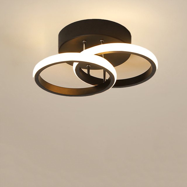 Celestia Ceiling Light - A - Black - 9.4" / 24cm - / Cool White - Level Decor