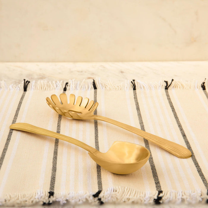 Celestial Brass  Ladle Set of 2