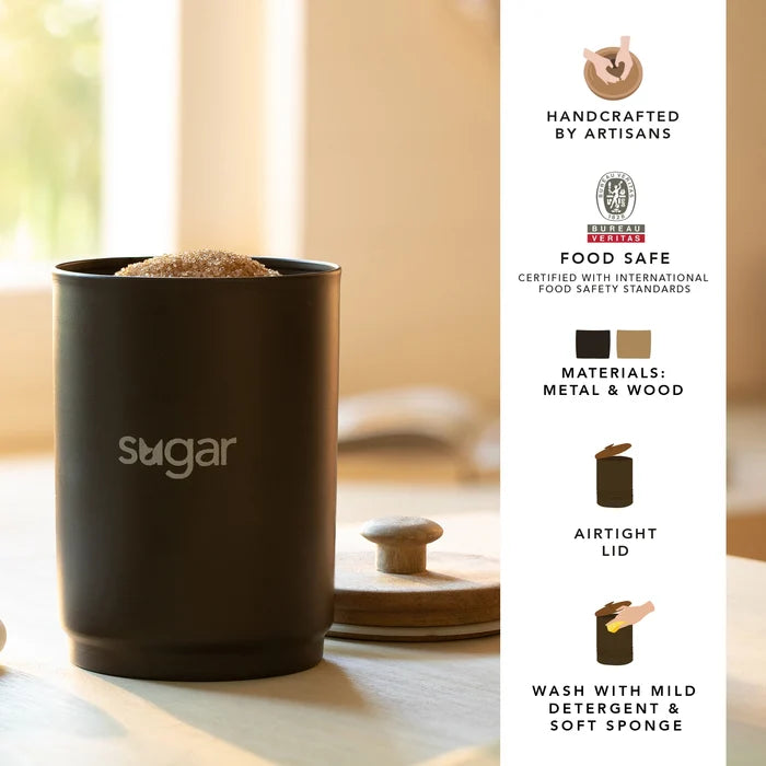 Charcoal Brown Sugar Jar