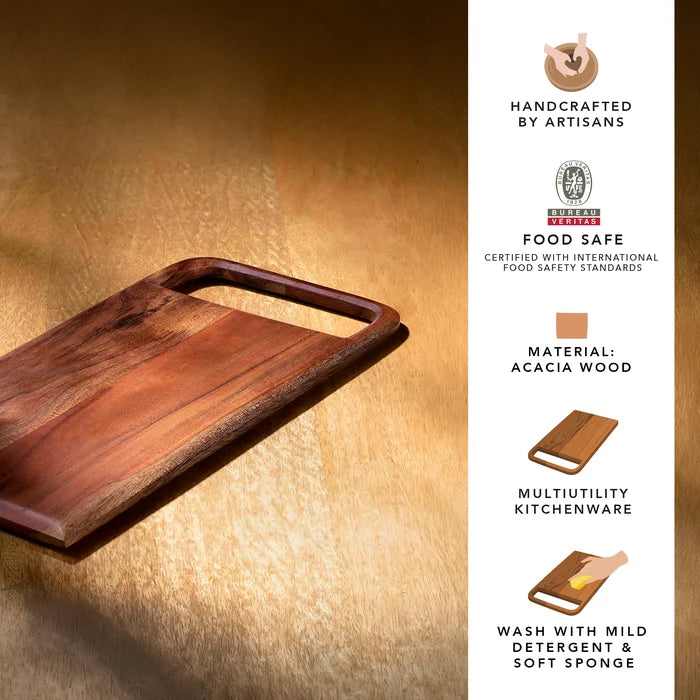 ChopNCheese Acacia Wood Chopping Board