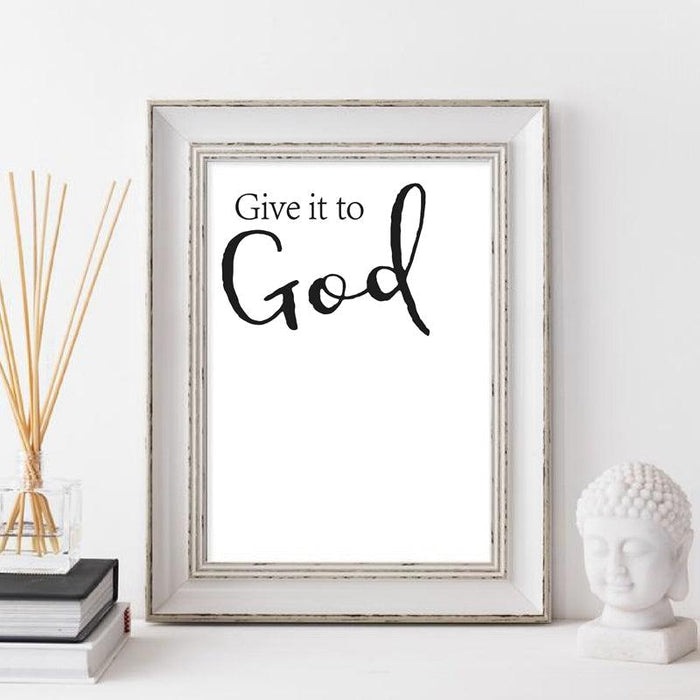 Christian Strength Wall Canvas - Divine Heart L.A.