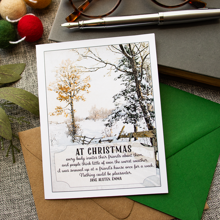 Christmas Card: Jane Austen Quote