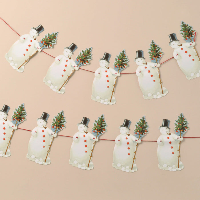 Christmas Paper Garland: Snowmen