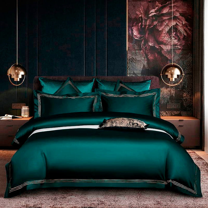 Classic Shae Egyptian Cotton Duvet Cover Set - Level Decor