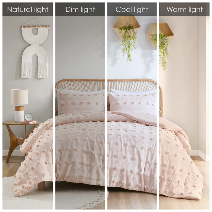 Clip Jacquard Comforter Set Doba