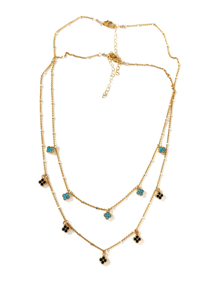 Clover Drop Necklace
