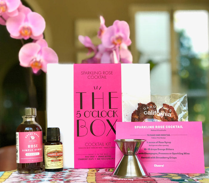 Cocktail Garden Gift Set‎ with 5 O'Clock Box