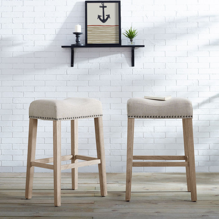 CoCo LaRue Saddle Seat Bar Stool Set of 2 Doba