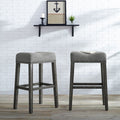 CoCo LaRue Saddle Seat Bar Stool Set of 2 Doba