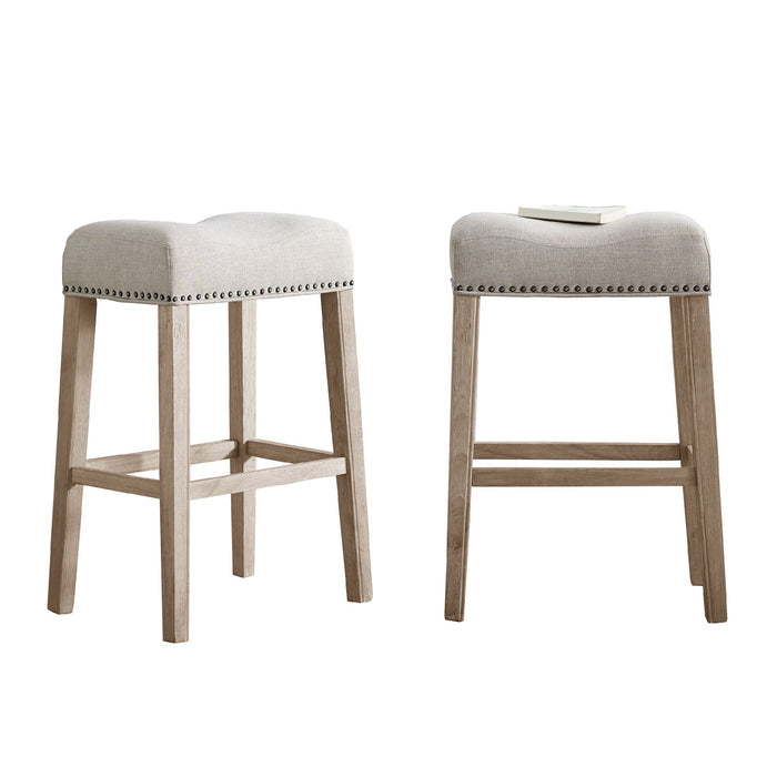 CoCo LaRue Saddle Seat Bar Stool Set of 2 Doba