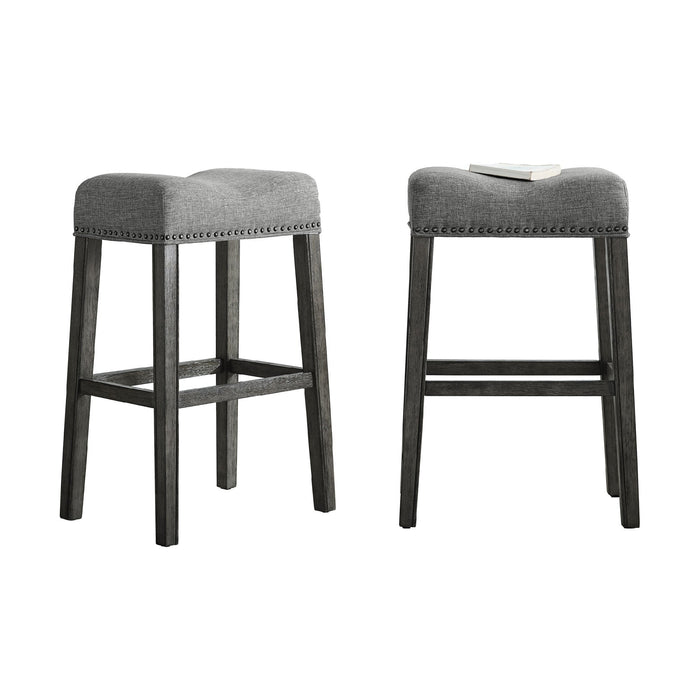 CoCo LaRue Saddle Seat Bar Stool Set of 2 Doba