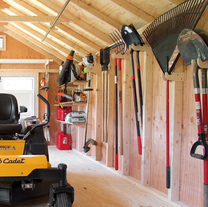Everything in your shed organized. Complete Shed Organization Kit by HangThis Up.