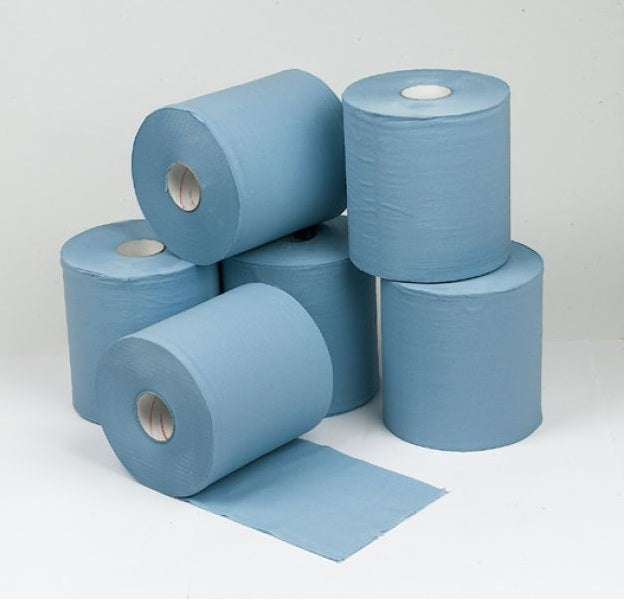 Concept 2 Ply Blue Centre Feed Rolls 150m x 18.5cm-Eclipse Fencing
