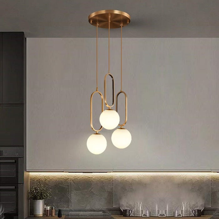 Conrad Pendant Light - 3 Lights - 5.9" x 11.8" / 15cm x 30cm / Warm White - Level Decor
