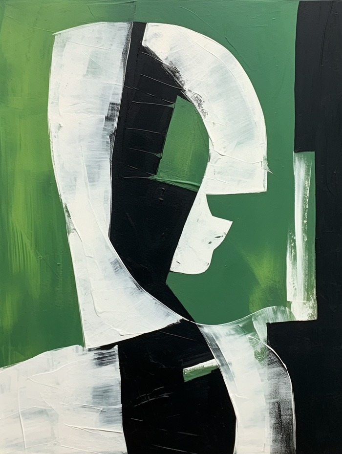 Green Contemporary Minimalist Art Canvas Green Abstract Minimalist Oil Painting Green Abstract Art