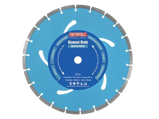 Contract Diamond Blade – Professional Cutting for Tiles, Paving, Brick & Breeze Blocks-Eclipse Fencing