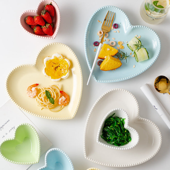 Coquette Dreams Pastel Heart Shaped Dish Collection Coquette Dreams