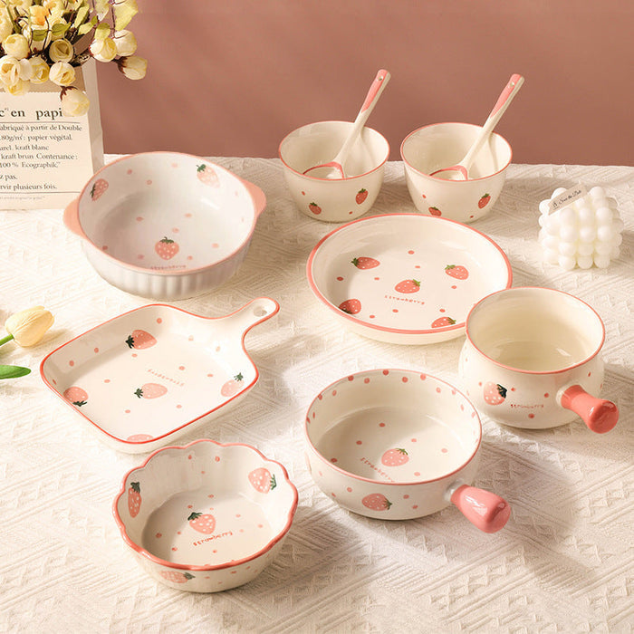 Coquette Strawberry Fields Tableware Collection Coquette Dreams