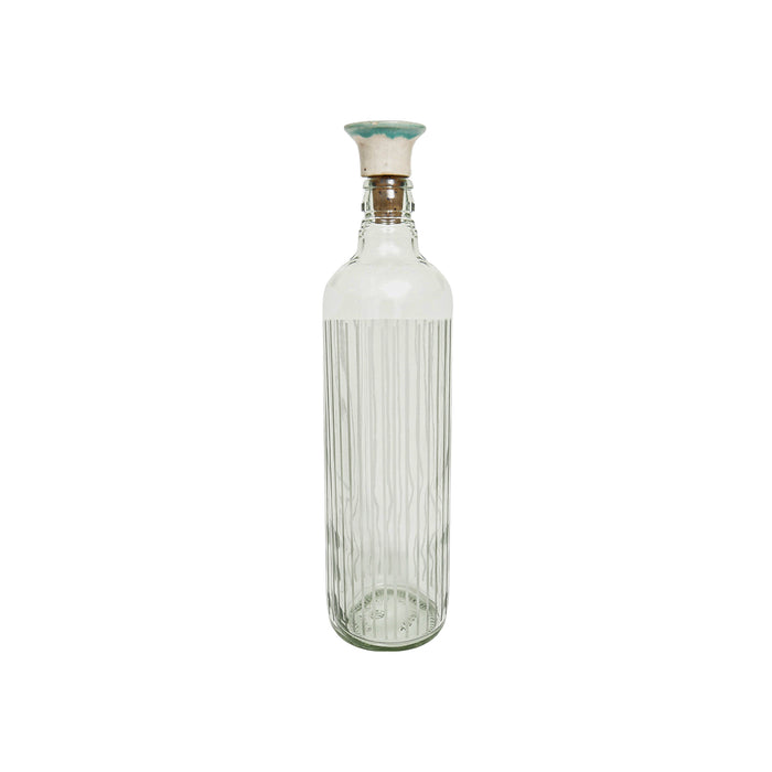 Cove Glass Bottle With Ceramic Stopper