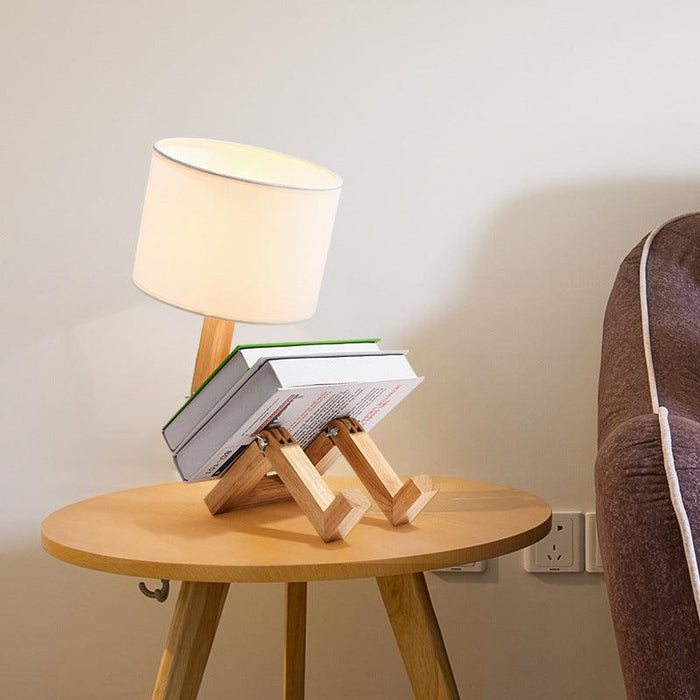 Creative Architecture Wooden Table Lamp - Divine Heart L.A.