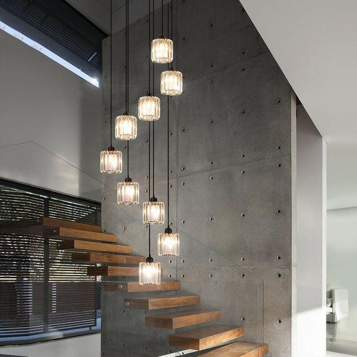 Creative Light Luxury Glass Chandelier - Divine Heart L.A.