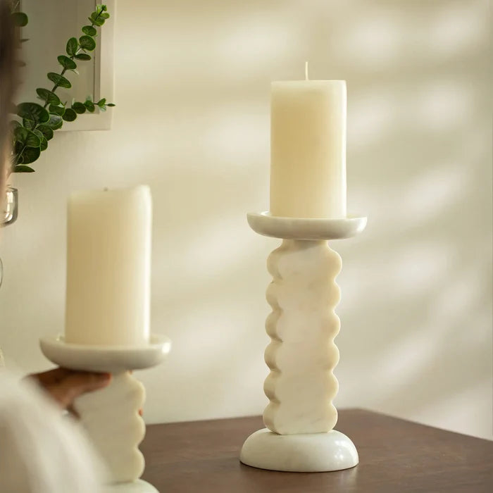 crescent candle stand - large