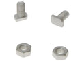 Cropped Glaze Bolts & Nuts – Aluminium Greenhouse Hardware (20 Pack)-Eclipse Fencing