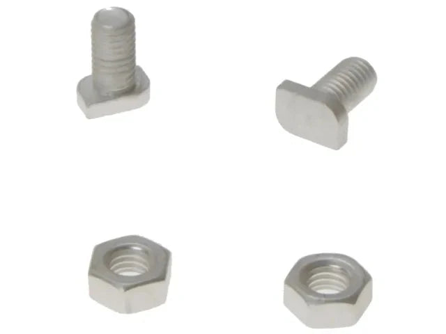 Cropped Glaze Bolts & Nuts – Aluminium Greenhouse Hardware (20 Pack)-Eclipse Fencing