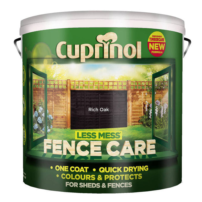 Cuprinol Less Mess 6 Litre – Premium Wood Treatment for Fences, Sheds, and Garden Furniture-Eclipse Fencing