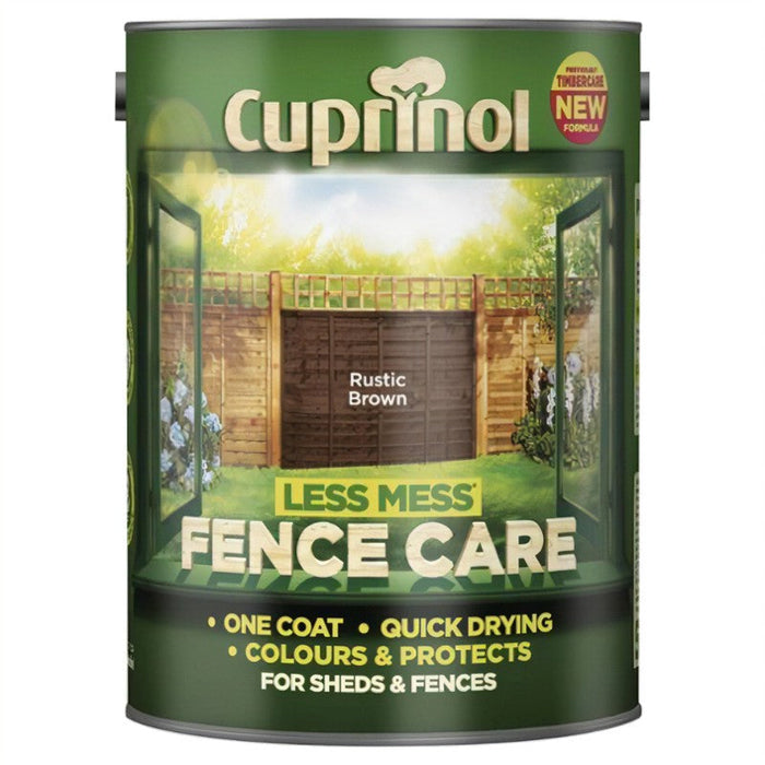 Cuprinol Less Mess 6 Litre – Premium Wood Treatment for Fences, Sheds, and Garden Furniture-Eclipse Fencing