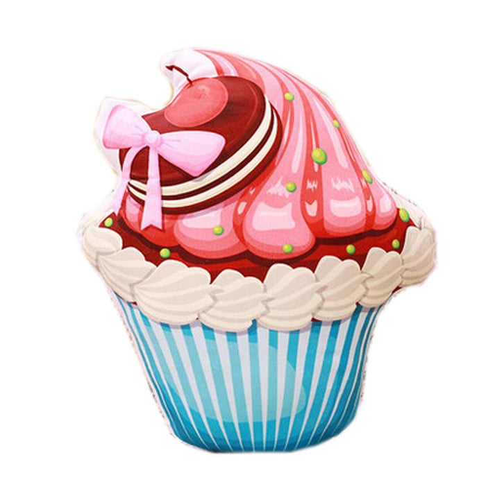 Cutesy Cupcake Plush Stuffed Throw Pillow Doba