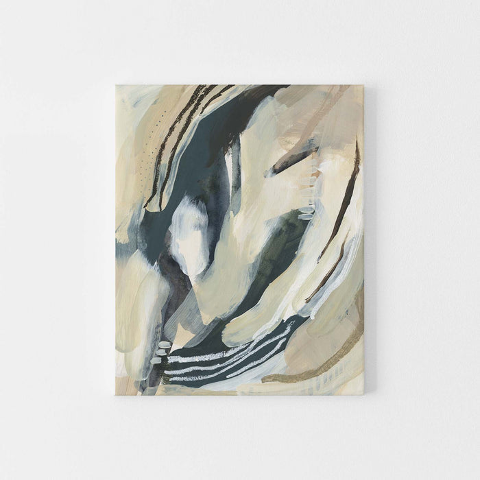 Lake Inspired Water Abstract Painting Neutral Wall Art Print or Canvas - Jetty Home