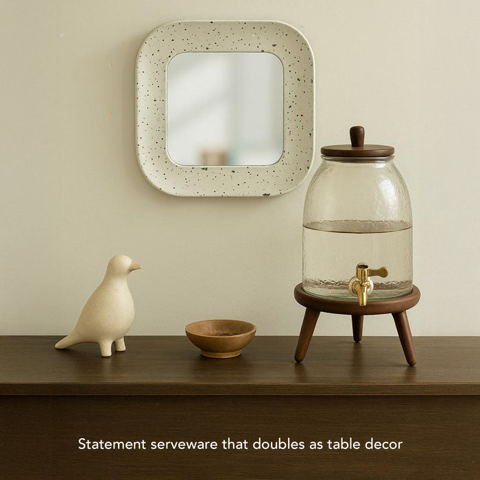 Dew Water Dispenser With Wooden Stand - 3 Ltr