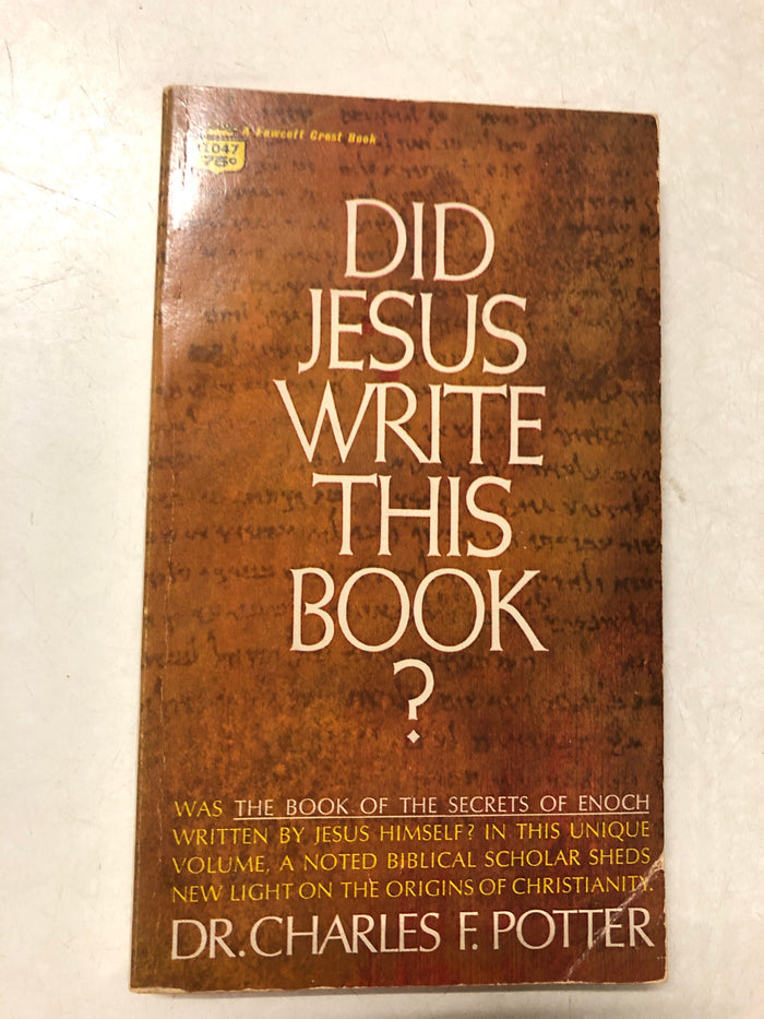 Did Jesus Write This Book? - Slick Cat Books